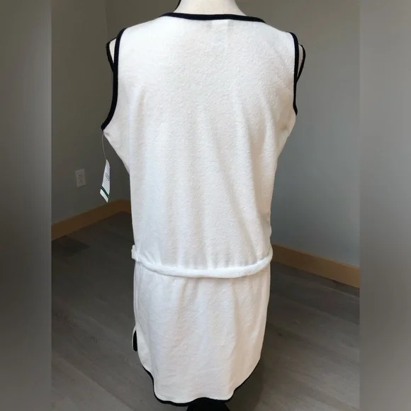 NWT IZOD White Terry Swim Coverup - Picture 4 of 10